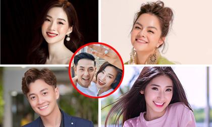 Showbiz ngập tràn ảnh Đông Nhi được cầu hôn: HH Thu Thảo nổi hết da gà, Phạm Quỳnh Anh vui vì không cần giữ bí mật