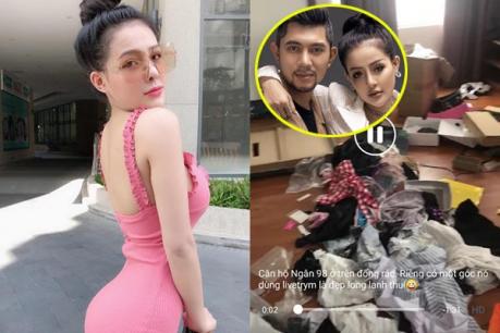 Ngân 98 bị tố ở bẩn, phòng ở ngập ngụa rác, đồ đạc vứt lung tung