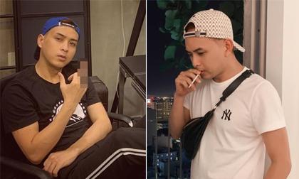 Hồ Quang Hiếu gây sốc khi đăng ảnh phì phèo thuốc lá, vô tư giơ 'ngón tay thối'