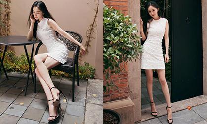 Nửa năm sau ly hôn, Dương Mịch được mệnh danh 'đệ nhất thiên hạ' khi chăm khoe eo thon - chân dài