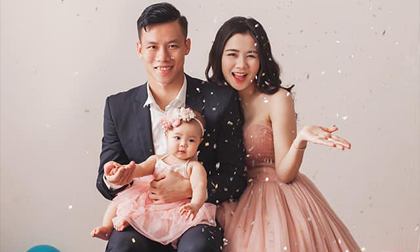 Quế Ngọc Hải nhắn gửi ngọt ngào tới con gái nhân dịp sinh nhật tròn 1 tuổi