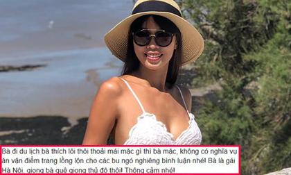 Siêu mẫu Hà Anh phản pháo khi bị anti-fan chê da đen ngực lép, giọng nói quê