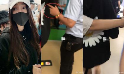 Xuất hiện không vệ sĩ, Angelababy bị nhân viên an ninh hành động thô bạo, xô đẩy suýt ngã ở sân bay