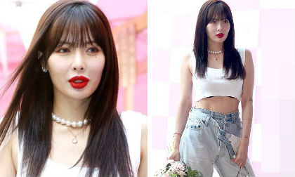 HyunA chơi trội với quần 2 cạp, tự tin để lộ đôi môi “xúc xích” sau màn khoe thân phản cảm gây tranh cãi 