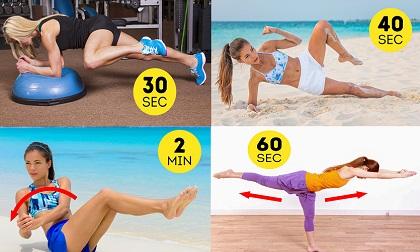 10 bài tập giúp giảm mỡ bụng cực hiệu quả chỉ tốn 10 phút mỗi ngày