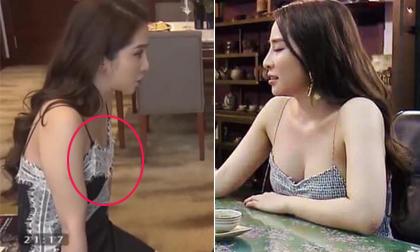 Diện đồ ngủ, Nhã 'Về nhà đi con' bị dân mạng soi vòng một 'xẹp lép' bất thường