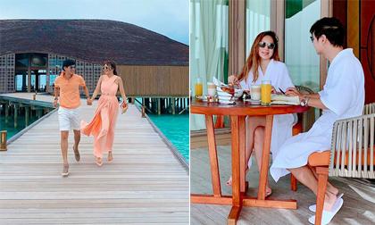 Vợ chồng Lý Hải 'trốn con' đi hâm nóng tình cảm tại 'Thiên đường' Maldives 