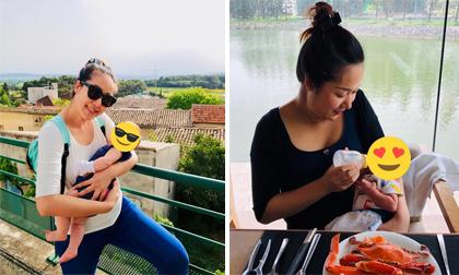 Hoa hậu Ngô Phương Lan nhập viện vì ngộ độc thức ăn, tắc tia sữa