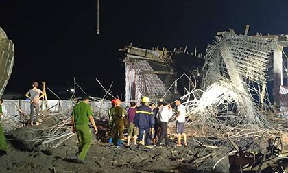 Hải Phòng: Sập giàn giáo công trình cây xăng, 8 người mất tích và bị thương