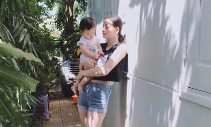 Vẫn mập sau sinh, Hoàng Oanh 'Next top' tự nhủ: 'ba có bỏ mẹ theo gái, không sao'