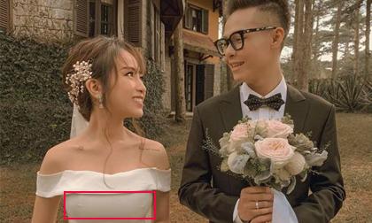 Đăng ảnh cưới sau hôn lễ, con gái Minh Nhựa lại để lộ chi tiết dễ gây hiểu nhầm 