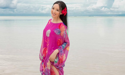 Hoa hậu Đền Hùng Giáng My lại thả dáng gợi cảm trên biển