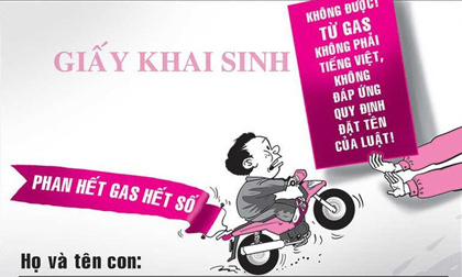 Người cha lý giải tên con 'Phan Hết Gas Hết Số'