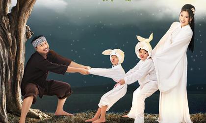 Bộ ảnh đón Tết Trung thu đẹp như cổ tích của gia đình Lâm Vĩ Dạ