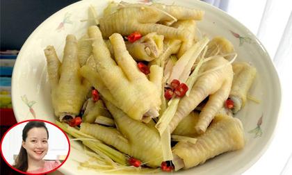 Học MC Minh Trang cách làm chân gà ngâm sả quất chua ngọt cực ngon cho ngày cuối tuần