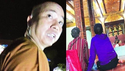 Sư thầy 'gạ tình' nữ phóng viên chính thức bị đình chỉ chức trụ trì 