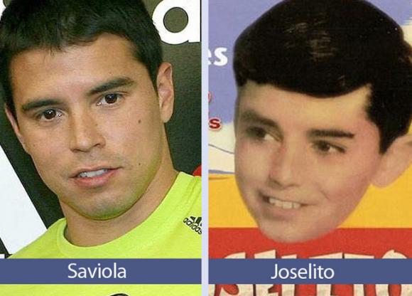 Tiền đạo lừng danh một thời, Saviola hiện tại là bản sao thuở nhỏ của ca sĩ Joselito.