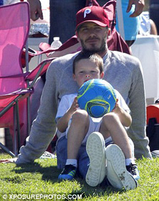  con trai David Beckham,Romeo,Cruz,Brooklyn