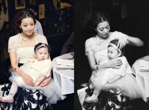 Kim Hee Sun,con gái