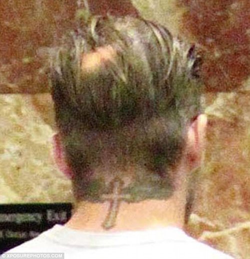 David Beckham,bị hói
