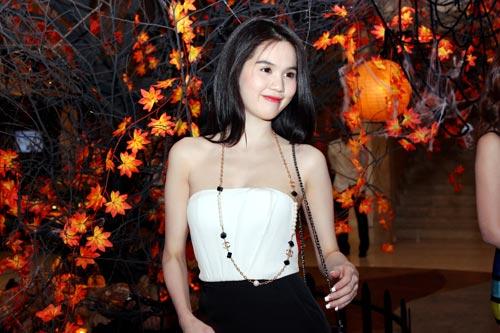 ngoc trinh,giang my,diem my,khanh my,hoang diep,nhu thao,phong cach thoi trang cua sao,don gian,mau trang den