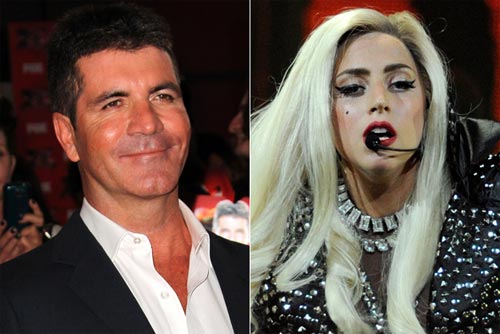 Lady Gaga,Simon Cowell