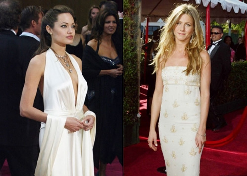 Jennifer Aniston,Angelina Jolie,thời trang