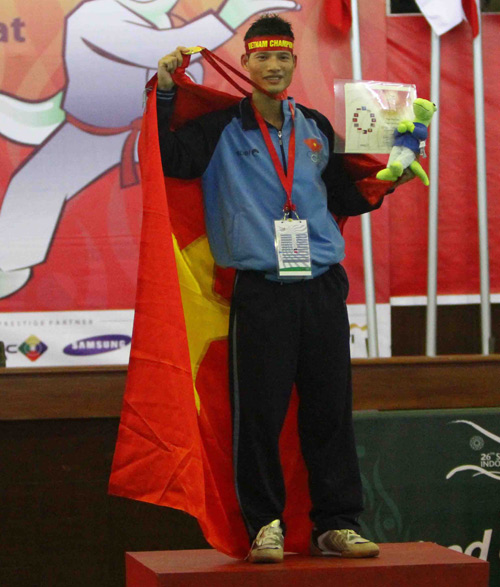 Pencak Silat,thể thao,trò bẩn,Indonesia,hcv,vđv
