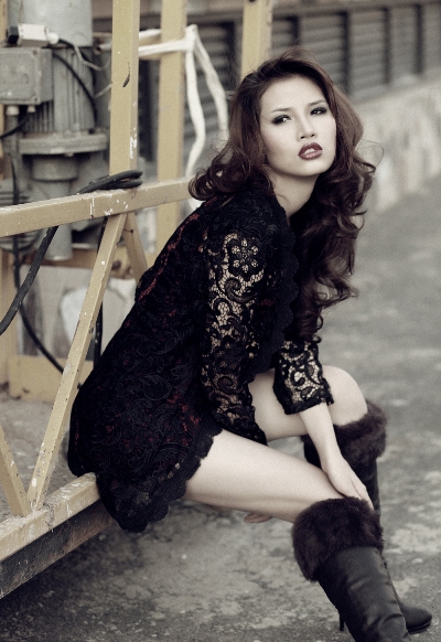 Huyền Trang,Hoa hậu thời trang,thời trang,gợi cảm,nhà thiết kế,Cao Minh Tiến