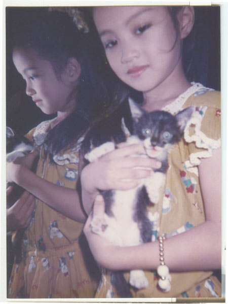 Hot girl,Mi Vân,Hot girl Mi Vân ngày còn nhỏ