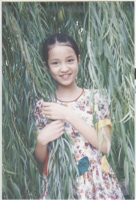 Hot girl,Mi Vân,Hot girl Mi Vân ngày còn nhỏ