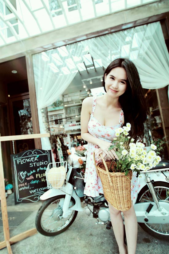 Ngọc Trinh,Hoa Hậu Ngọc Trinh,xì tin,đáng yêu,hoa hậu người việt hoàn cầu