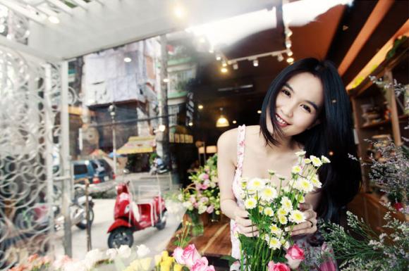 Ngọc Trinh,Hoa Hậu Ngọc Trinh,xì tin,đáng yêu,hoa hậu người việt hoàn cầu