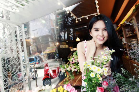 Ngọc Trinh,Hoa Hậu Ngọc Trinh,xì tin,đáng yêu,hoa hậu người việt hoàn cầu