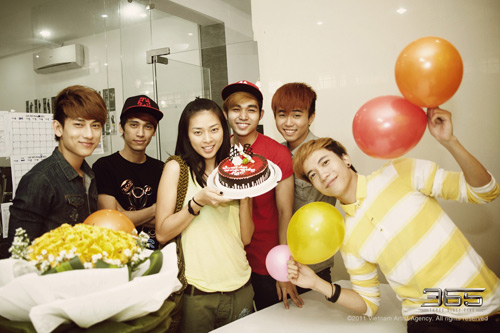 Ngô thanh vân,365 band,sinh nhật,ca sĩ,ca sỹ,boy band