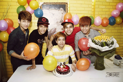 Ngô thanh vân,365 band,sinh nhật,ca sĩ,ca sỹ,boy band