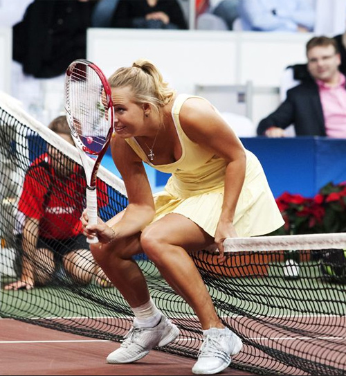 Wozniacki,tay vợt,hài hước,khoảnh khắc,tennis,quần vợt,tay vợt nữ số 1 thế giới