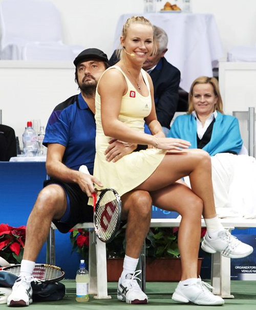 Wozniacki,tay vợt,hài hước,khoảnh khắc,tennis,quần vợt,tay vợt nữ số 1 thế giới