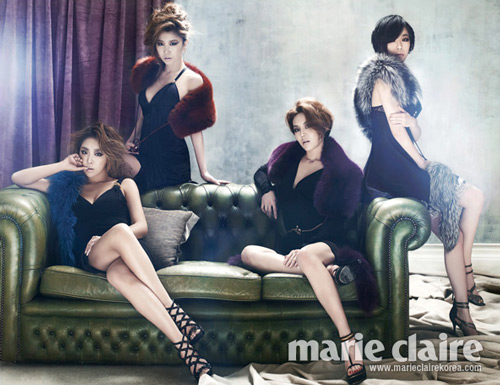Brown Eyed Girls,nóng bỏng,trời đông,gợi cảm,đẹp