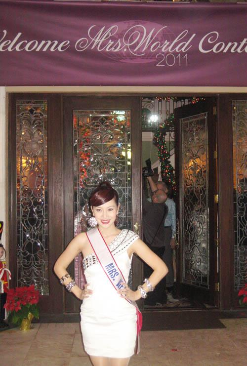 Thu Hương,hoa khôi,thể thao,người đẹp,Mrs World,quý bà