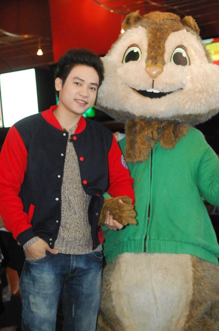 Diễn viên hài,Quang Thắng,khoe con gái, Alvin & The Chipmunks,nhí