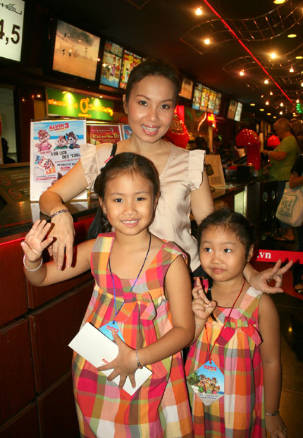Diễn viên hài,Quang Thắng,khoe con gái, Alvin & The Chipmunks,nhí