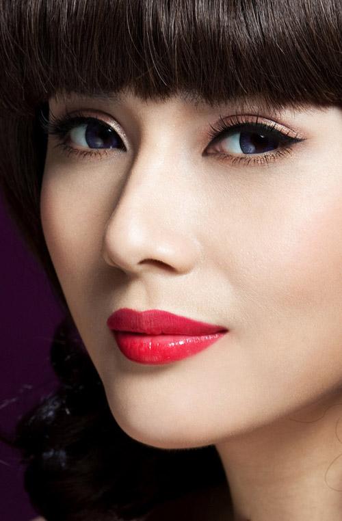 trang điểm,giáng sinh,năm mới 2012,làm đẹp,Mỹ Tâm,Hồ Khanh,Ý Lan