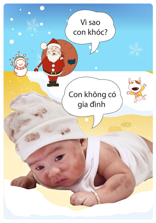 Con trai Lý Hải,Lý Hải,bé Rio,rio,giáng sinh,nhem nhuốc,Noel 2011