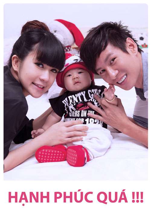 Con trai Lý Hải,Lý Hải,bé Rio,rio,giáng sinh,nhem nhuốc,Noel 2011