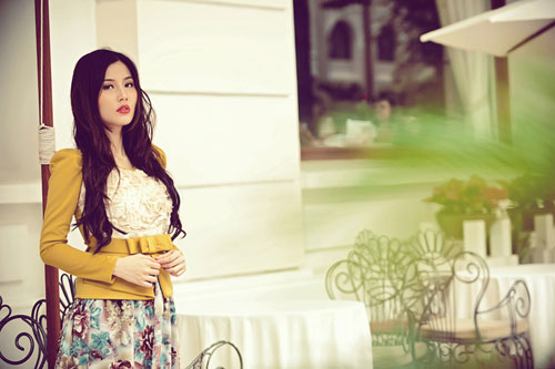 Diễm My 9X,Hoàng Rapper,tình tứ,thời trang,mặc đẹp
