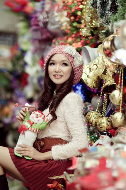 Thảo My,Miss Teen,ngôi sao tuổi teen,giáng sinh,Noel,ấm áp,anh lành