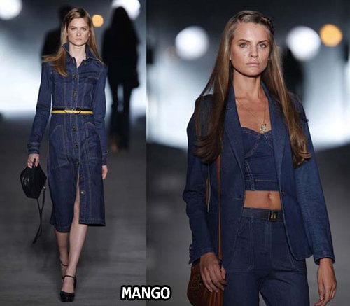 màu xanh denim, xu hướng thời trang, thời trang, thời trang xuân hè