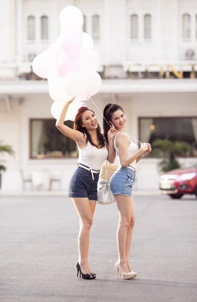 Quỳnh Thư, Ngọc Trinh, thời trang sao, thời trang mùa hè, thời trang