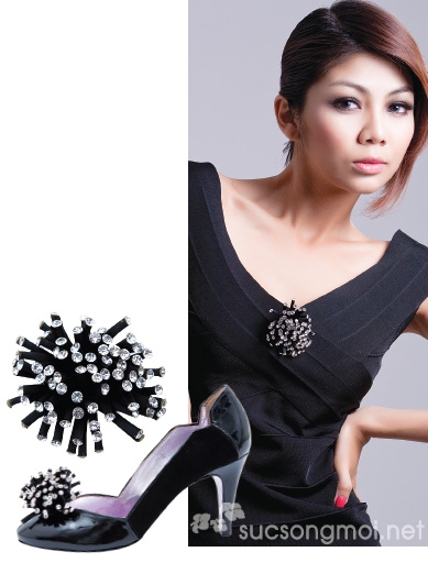 nơ cài áo, cài lông vũ, phụ kiện, phụ kiện thời trang